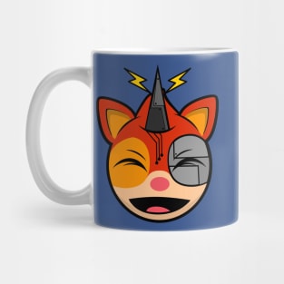 Laughing Cyborg Squirrel Oskar Mug